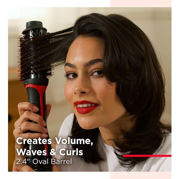 REVLON One Step Volumizer PLUS Hair Dryer and Styler Less Damage (Black) - Picture 2 of 8